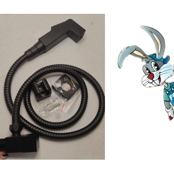 DUCHA HIGIENICA BLACK QUAD 1/4V GAT ABS - 1430680