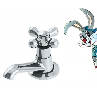 Torneira lavatório em metal (simples) - cód 1293033 cód 33165