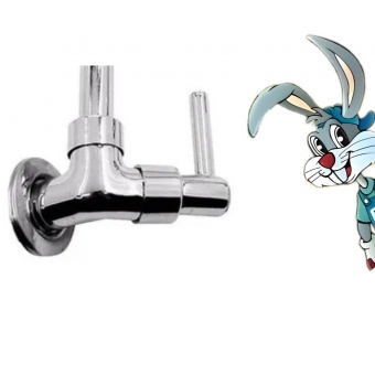 Torneira parede aço articulado - cod 1155234