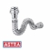 Sifão Sanfonado Universal Cromado - Cód 3606 - UNIVERSAL