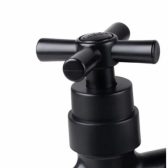 Torneira Máquina de Lavar ABS Black - 1/4 Volta - Cód:34797 - LINHA SINK
