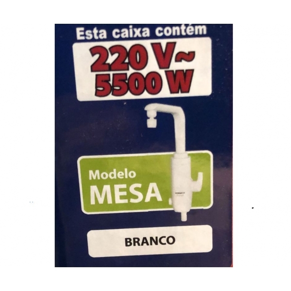 Torneira Eletrônica Essence - 5500w  220v - cód 34280 - LORENZETTI - MESA