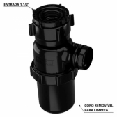 Sifão Copo Sanfonado Universal 49cm - Cód 31103 - COPO - 49CM
