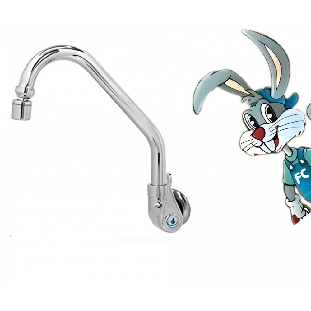 Torneira Movel Parede Metal Com Mecanismo em Abs C-10 - Torneiras Coelho cod:1356510