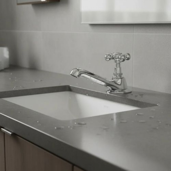 Torneira Lavatorio Bancada Cromada  - Cód 33165 - LINHA METAL