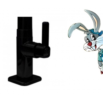 Torneira Bica Movel de Mesa Lavatório - Black Quadrada de Abs  cód: 1245472