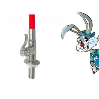 Torneira Gourmet Mesa Metal 1/4 de Volta 3 Jatos Vermelha  Cód: 1141770