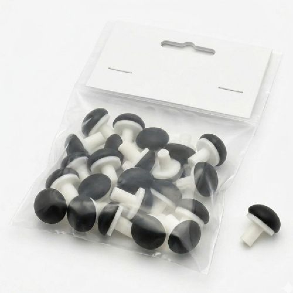 Vedante Carrapeta Para Torneira em Silicone Ou Borracha  Kit Com 20 Pcs - BORRACHA 3/4 B