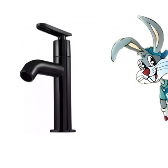 Torneira Lavatório Abs Black Alta -Torneiras Coelho - cód: 1209034P