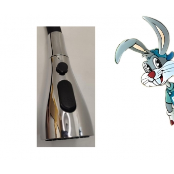 Torneira Gourmet Mesa Metal 1/4 de Volta 3 Jatos Preto - Cód: 1141870