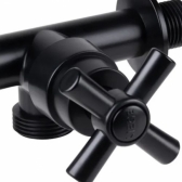 Torneira Máquina de Lavar ABS Black - 1/4 Volta - Cód:34797 - LINHA SINK