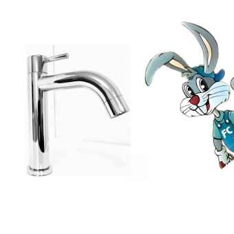 Torneira Lavatorio Baixa Metal em Inox 18cm - cód: 1113024