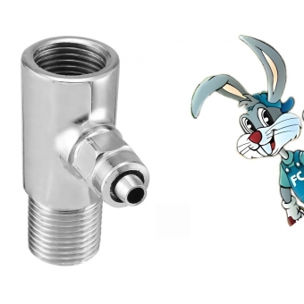 Adaptador Bucha T para Purificador de Água METAL - Torneiras Coelho - Cód: 1002016