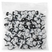 Vedante Carrapeta Para Torneira em Silicone Ou Borracha  Kit Com 20 Pcs - BORRACHA 3/4 R
