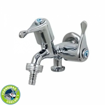 Torneira Máquina de Lavar Metal Com Mecanismos em ABS C-10 - Torneiras Coelho cód: 1353510