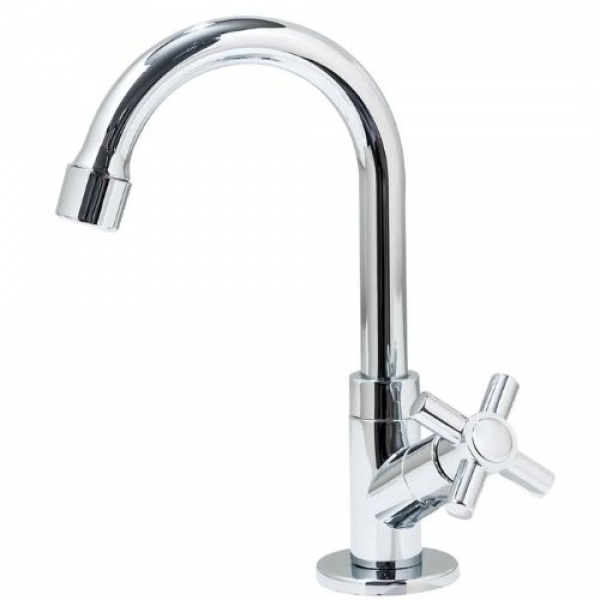 Torneira Lavatório Banheiro Bica Móvel Abs 1/4 De Volta - Cód 5814 - LINHA SINK