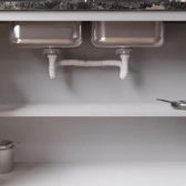 Sifão Sanfonado Duplo Universal Branco - Cód 5380 - 2 SAIDAS