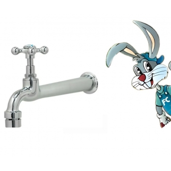 Torneira Pia Com Rosca - Metal Com Volante em ABS C-33 - cód;1261033