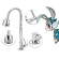 Torneira Bica movel de mesa em metal 1/4v cód - 1196234 cód 14913