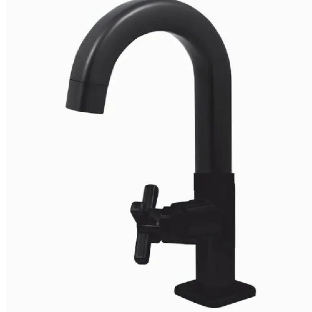 Torneira Bica Lavavatório Quadrada Black Cód: 28757 - LINHA SINK