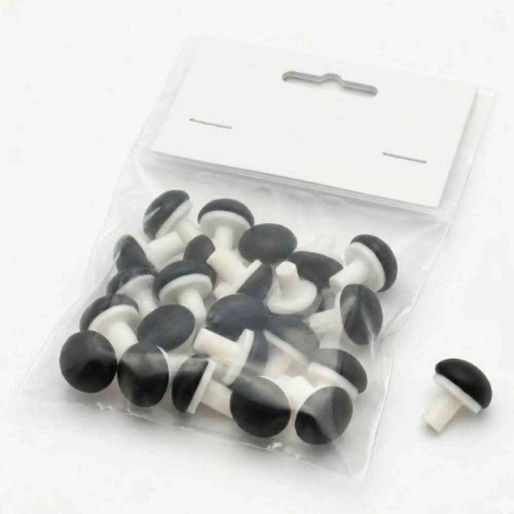 Vedante Carrapeta Para Torneira em Silicone Ou Borracha  Kit Com 20 Pcs - BORRACHA 1/2 B