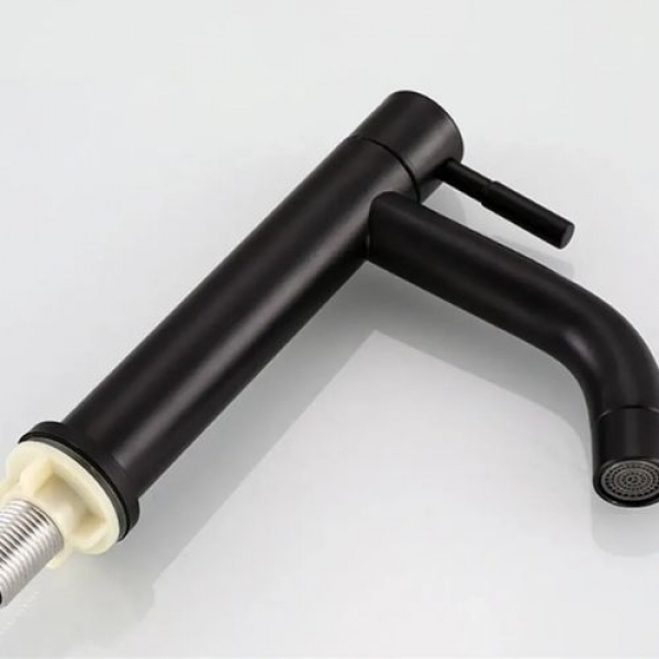 Torneira Lavatorio Baixa Metal em Inox 18cm - Cód 29760 - LINHA METAL