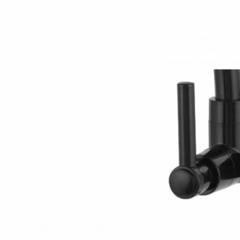 Torneira Bica Movel de Mesa 1/4v  - Black Abs - Cód 33321