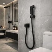 Ducha Higiênica Black Quadrada 1/4V - Cód 1430680 - TORNEIRAS COELHO