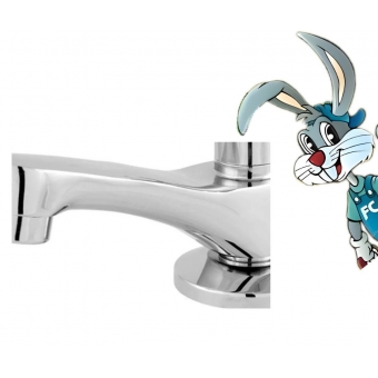 Torneira Lavatório Luxo Econ C-64 cód 1294064 cod 1936 corpo metal volante abs