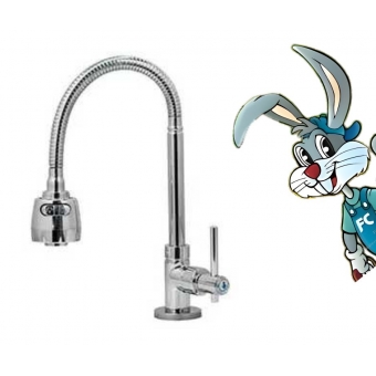 Torneira Bica movel de mesa em metal 1/4v cód - 1196234 cód 14913