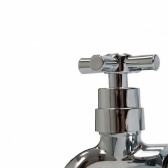 Torneira Máquina de Lavar  ABS  2 Saídas - 1/4 Volta - Cód: 8205 - LINHA SINK