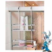 Suporte para Shampoo de Box com Ganchos Cromado - Future 13319