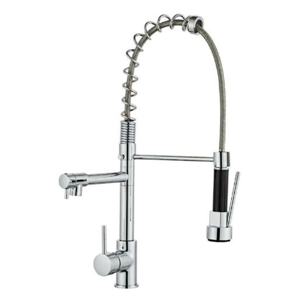Torneira Gourmet Mesa com Dois Jatos Monocromático - Cód 28847 - LINHA METAL