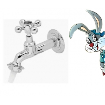 Torneira longa de jardim fabricada em metal cod - 1130333