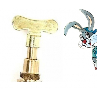 Torneira curta para jardim fabricada em metal - cod 1128310