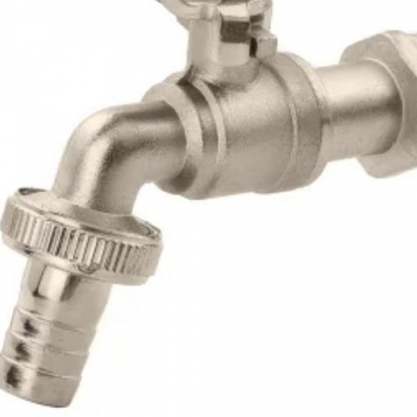 Torneira Jardim Esfera Metal 1/2x3/4 -  Cód 34241 - LINHA METAL