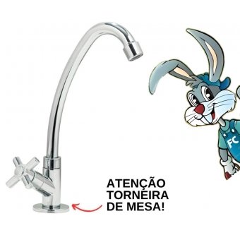 Torneira Móvel Mesa ABS 1/4 de Volta - Torneiras Coelho - cód: 1296431