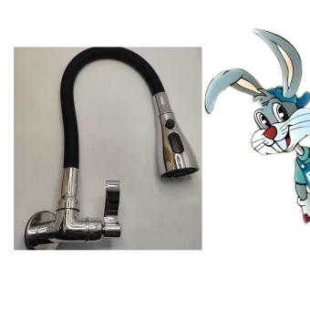 Torneira Gourmet Mesa Metal 1/4 de Volta 3 Jatos Preto - Cód: 1141870