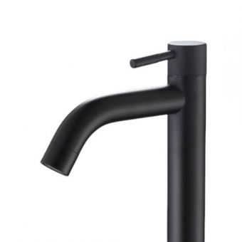 Torneira Inox Black Lavatório Alta 30CM - Cód 29759