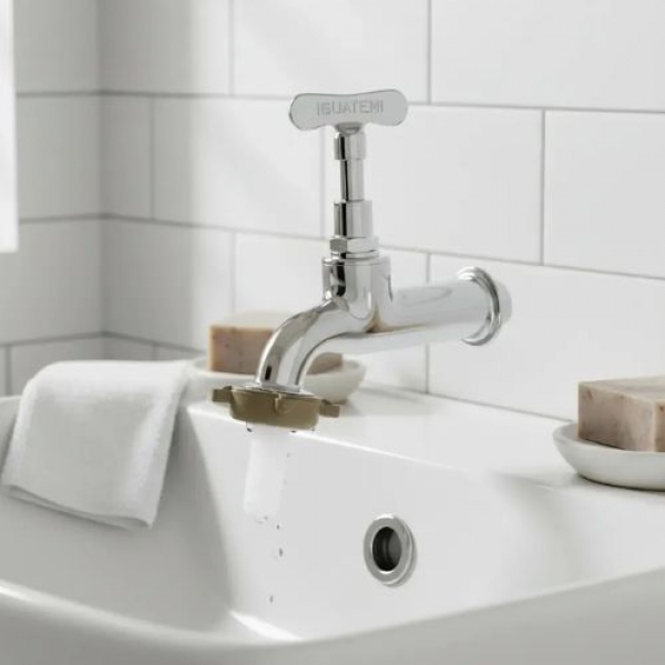 Torneira Jardim longa 1/2x3/4 CRO Cód - Cód 12692 - LINHA METAL